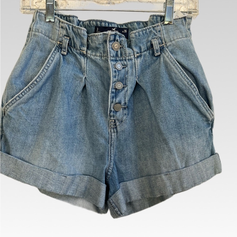 Hollister Light Blue Jean Shorts size W 26